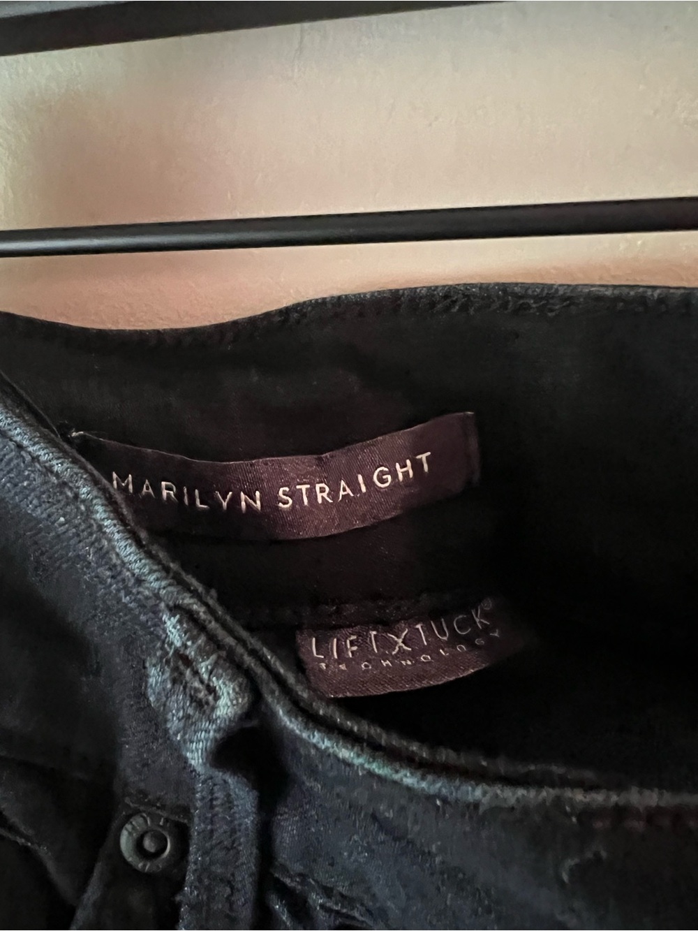 NYDJ Women's Straight-Leg Jeans in Dark Blue - Picture 3 of 4